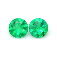 0.79 Ct.Tw.Total Carat Weight Emerald Pair from Brazil Video