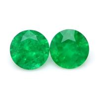 0.99 Ct.Tw.Total Carat Weight Emerald Pair from Brazil Video