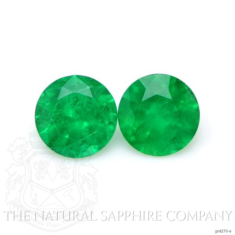 0.99 Ct.Tw. Emerald Pair from Brazil