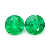 1.23 Ct.Tw.Total Carat Weight Emerald Pair from Brazil Video