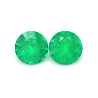 1.97 Ct.Tw.Total Carat Weight Emerald Pair from Brazil Video