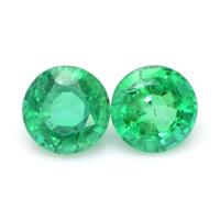 2.88 Ct.Tw.Total Carat Weight Emerald Pair from Brazil Video