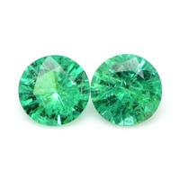 2.39 Ct.Tw.Total Carat Weight Emerald Pair from Brazil Video