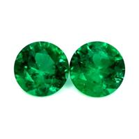3.23 Ct.Tw.Total Carat Weight Emerald Pair from Brazil Video
