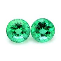 1.31 Ct.Tw.Total Carat Weight Emerald Pair from Brazil Video