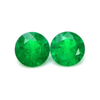 1.66 Ct.Tw.Total Carat Weight Emerald Pair from Brazil Video