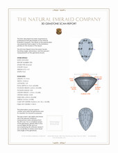 17.76&nbsp;Ct.Tw.Total Carat Weight Emerald Pair from Colombia 3 D Scan Report