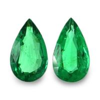 6.79 Ct.Tw.Total Carat Weight Emerald Pair from Zambia Video