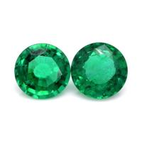 7.25 Ct.Tw.Total Carat Weight Emerald Pair from Zambia Video