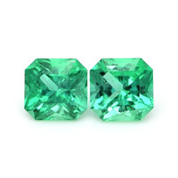 4.51 Ct.Tw.Total Carat Weight Emerald Pair from Zambia Video
