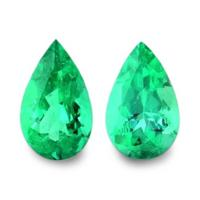 2.74 Ct.Tw.Total Carat Weight Emerald Pair from Colombia Video