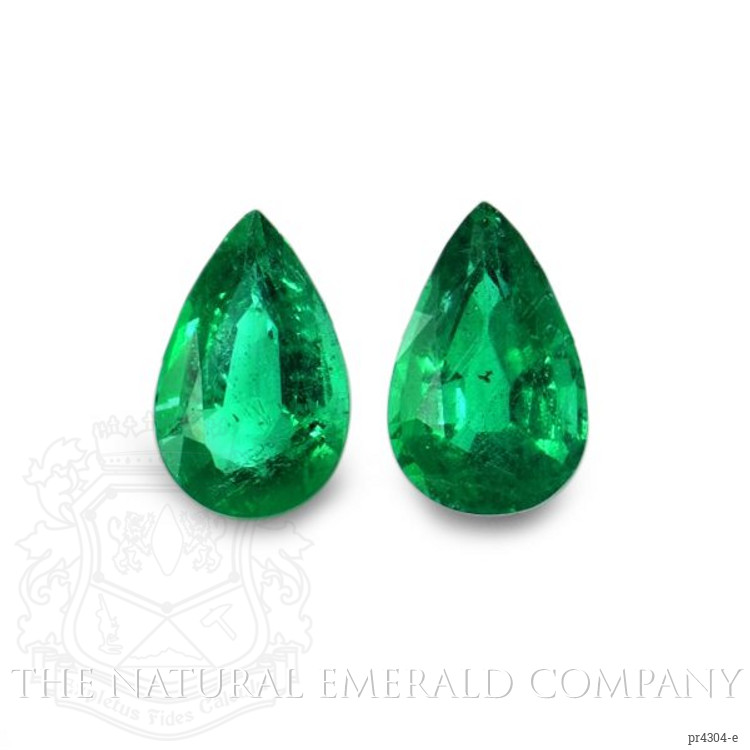 3.27 Ct.Tw. Emerald Pair from Zambia