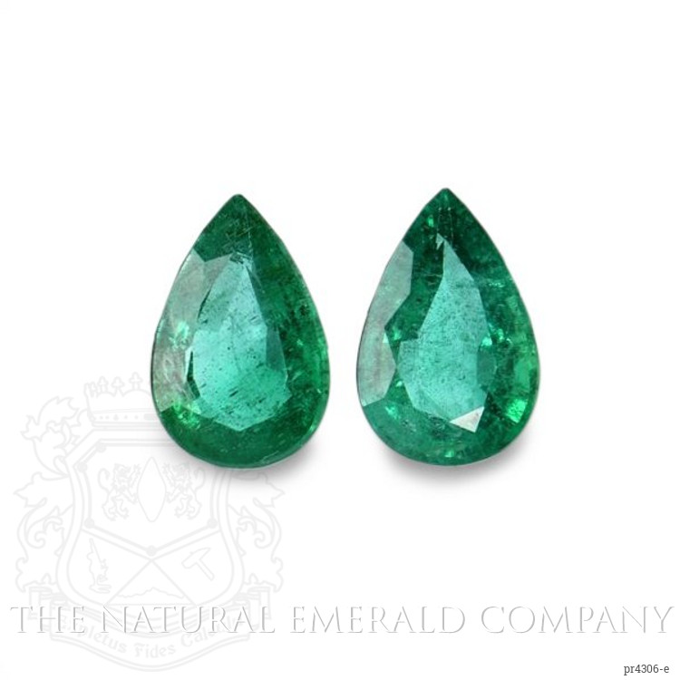 6.96 Ct.Tw. Emerald Pair from Zambia