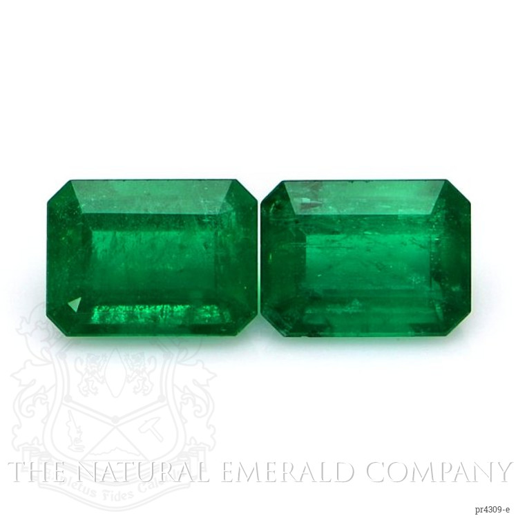 2.84 Ct.Tw. Emerald Pair from Zambia