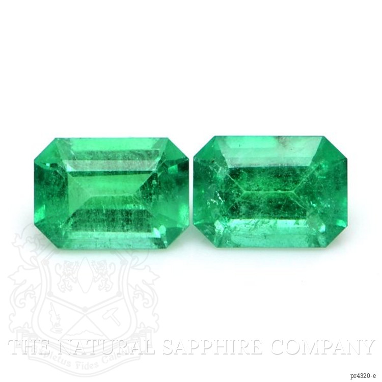 1.70 Ct.Tw. Emerald Pair from Zambia