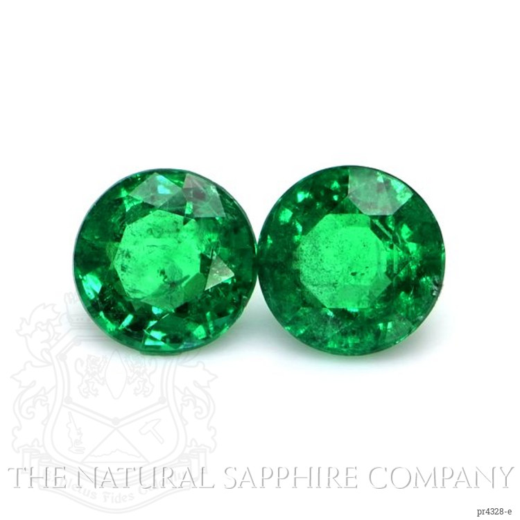 3.09 Ct.Tw. Emerald Pair from Zambia