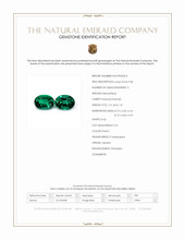 2.52 Ct.Tw.Total Carat Weight Emerald Pair from Zambia Scan Report