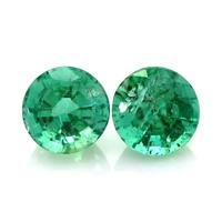 1.03 Ct.Tw.Total Carat Weight Emerald Pair from Zambia Video
