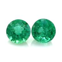 1.18 Ct.Tw.Total Carat Weight Emerald Pair from Zambia Video