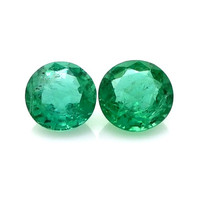 1.11 Ct.Tw.Total Carat Weight Emerald Pair from Zambia Video