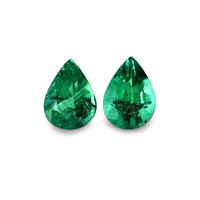 1.18 Ct.Tw.Total Carat Weight Emerald Pair from Zambia Video