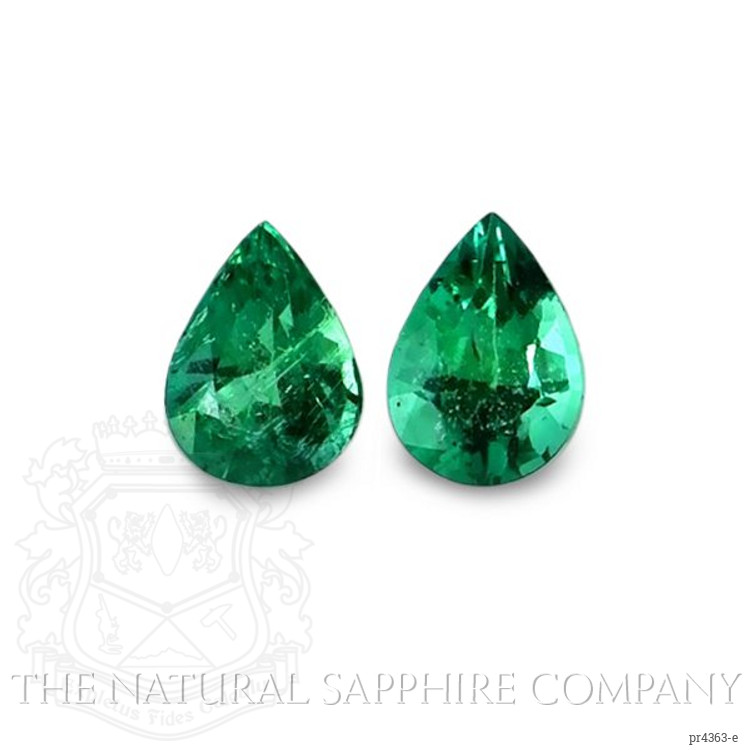1.18 Ct.Tw. Emerald Pair from Zambia