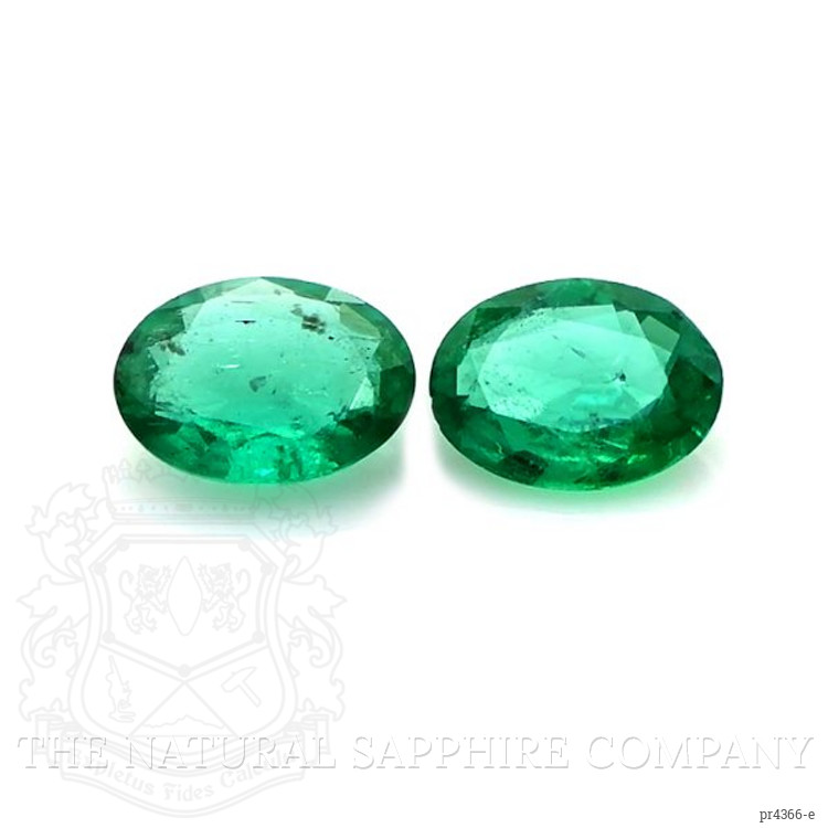 1.67 Ct.Tw. Emerald Pair from Zambia