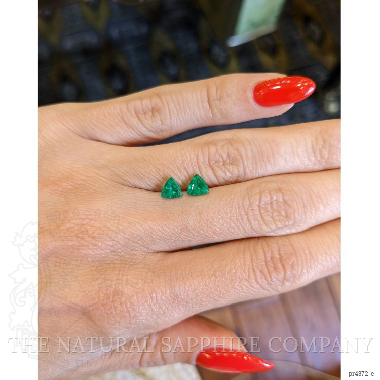 1.05 Ct.Tw. Emerald Pair from Zambia