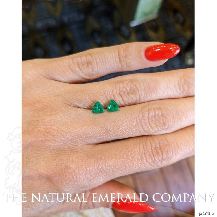 1.05 Ct.Tw. Emerald Pair from Zambia