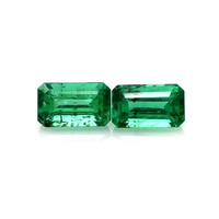 0.50 Ct.Tw.Total Carat Weight Emerald Pair from Zambia Video