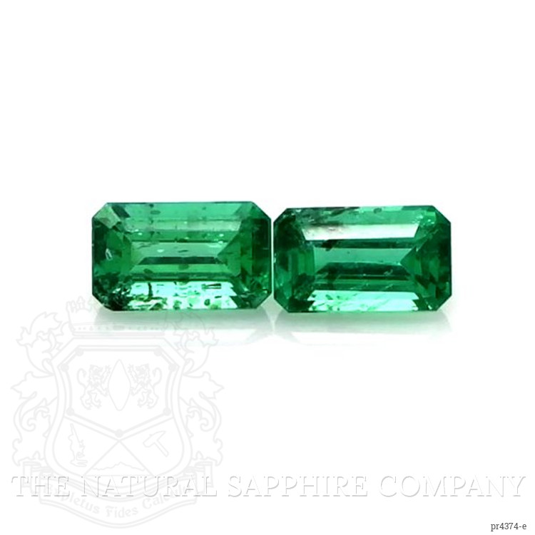 0.50 Ct.Tw. Emerald Pair from Zambia