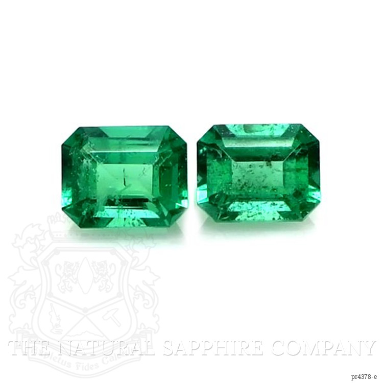 0.97 Ct.Tw. Emerald Pair from Zambia