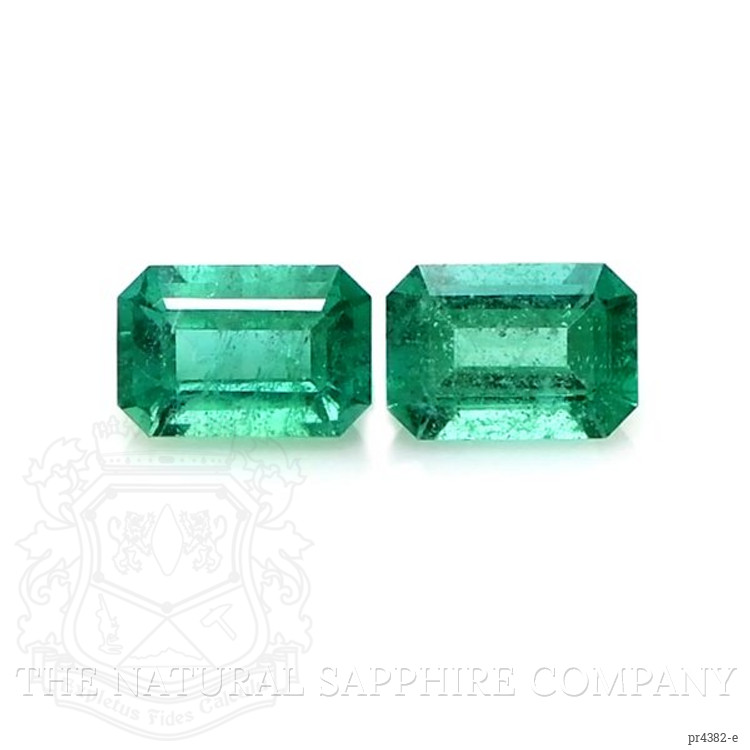 1.23 Ct.Tw. Emerald Pair from Zambia