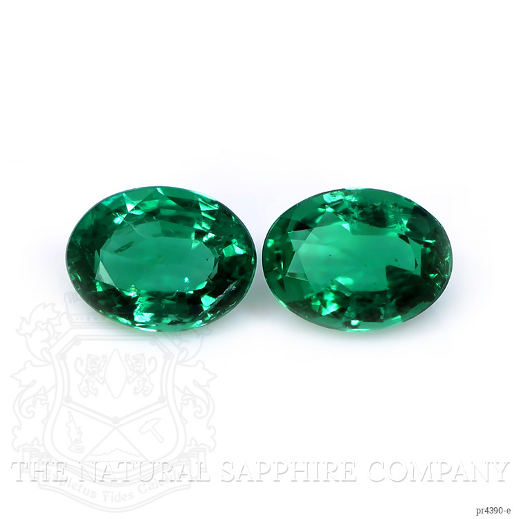 2.45 Ct.Tw. Emerald Pair from Zambia