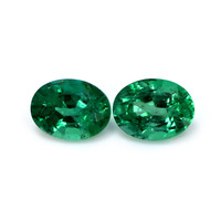 2.74 Ct.Tw.Total Carat Weight Emerald Pair from Zambia Video