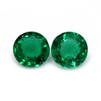 1.74 Ct.Tw.Total Carat Weight Emerald Pair from Zambia Video