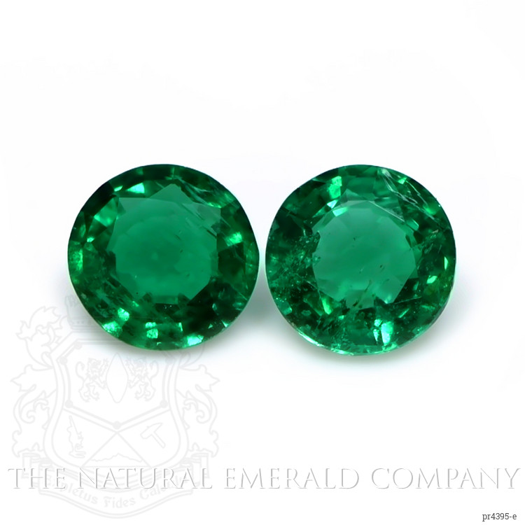 1.74 Ct.Tw. Emerald Pair from Zambia