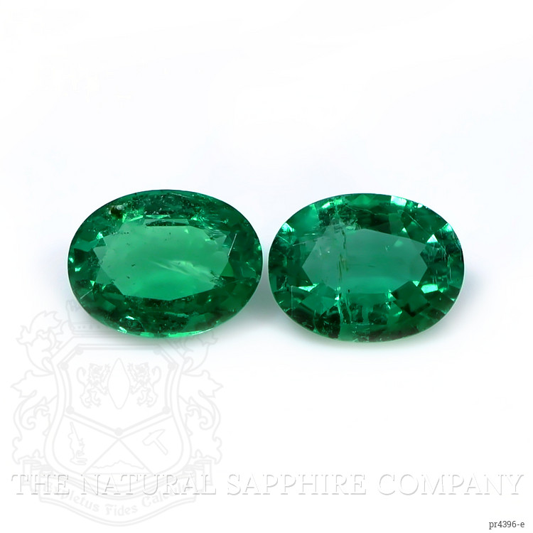 3.09 Ct.Tw. Emerald Pair from Zambia
