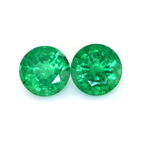 1.85 Ct.Tw.Total Carat Weight Emerald Pair from Brazil Video