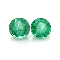 0.99 Ct.Tw.Total Carat Weight Emerald Pair from Zambia Video