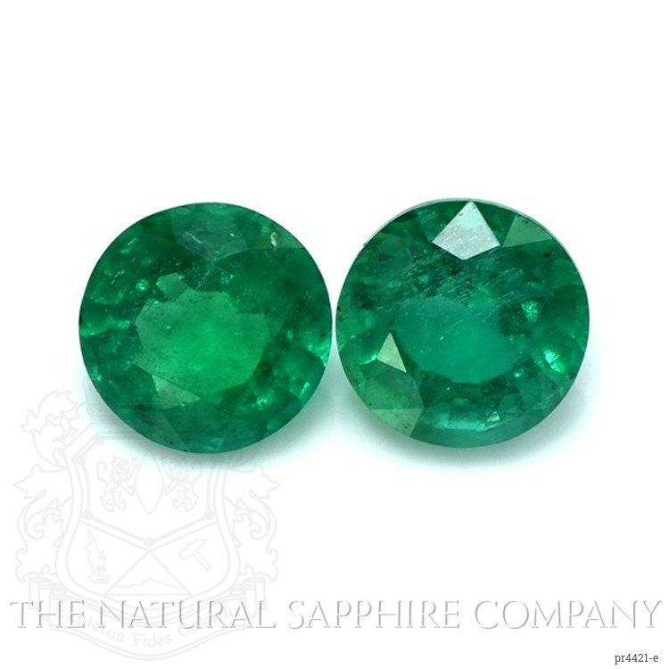 1.86 Ct.Tw. Emerald Pair from Zambia