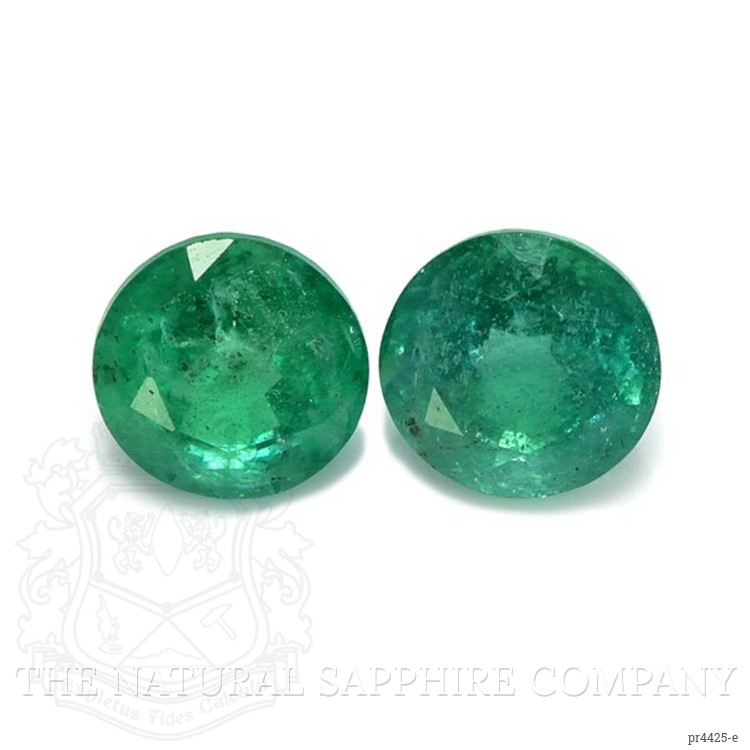 2.29 Ct.Tw. Emerald Pair from Zambia