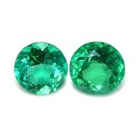 0.71 Ct.Tw.Total Carat Weight Emerald Pair from Colombia Video