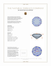 0.66 Ct.Tw.Total Carat Weight Emerald Pair from Colombia 3 D Scan Report