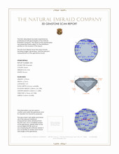 0.66&nbsp;Ct.Tw.Total Carat Weight Emerald Pair from Colombia 3 D Scan Report