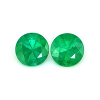 0.80 Ct.Tw.Total Carat Weight Emerald Pair from Zambia Video