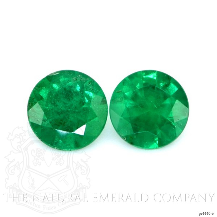 0.60 Ct.Tw. Emerald Pair from Zambia