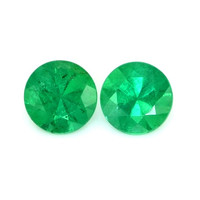0.64 Ct.Tw.Total Carat Weight Emerald Pair from Zambia Video