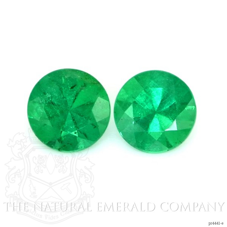 0.64 Ct.Tw. Emerald Pair from Zambia