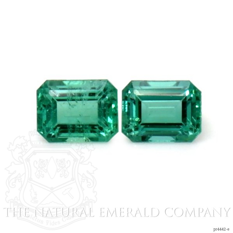 0.58 Ct.Tw. Emerald Pair from Zambia
